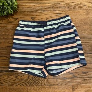 Nordstrom Rack Boys Striped Swim Trunks Sz 7/8